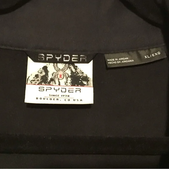 Spyder Men's Black Performance Jacket - Picture 3 of 6